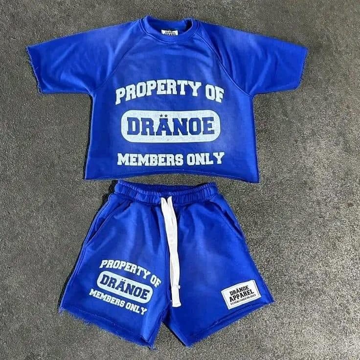 Two-Piece Short Set — Royal Blue