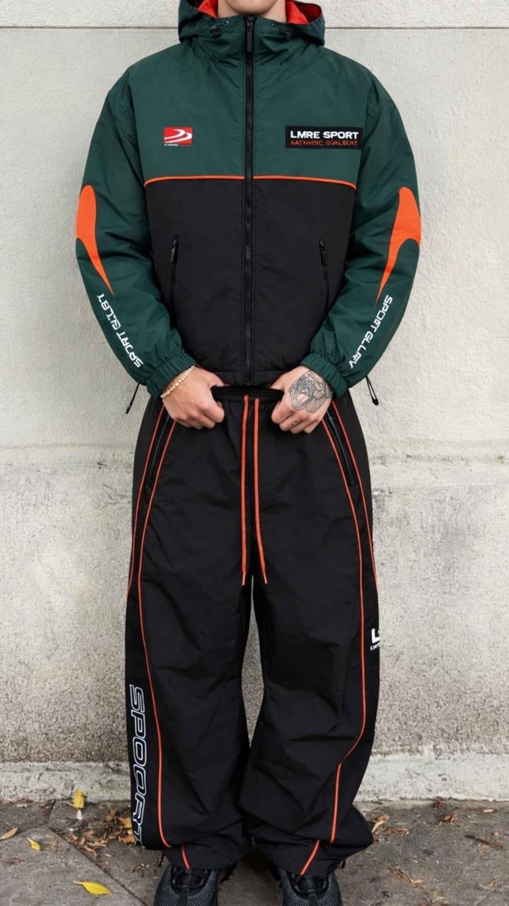 Oversized Windbreaker Tracksuit